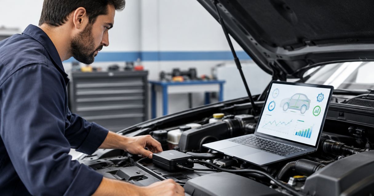 De datos OBD-II a mantenimiento preventivo automático