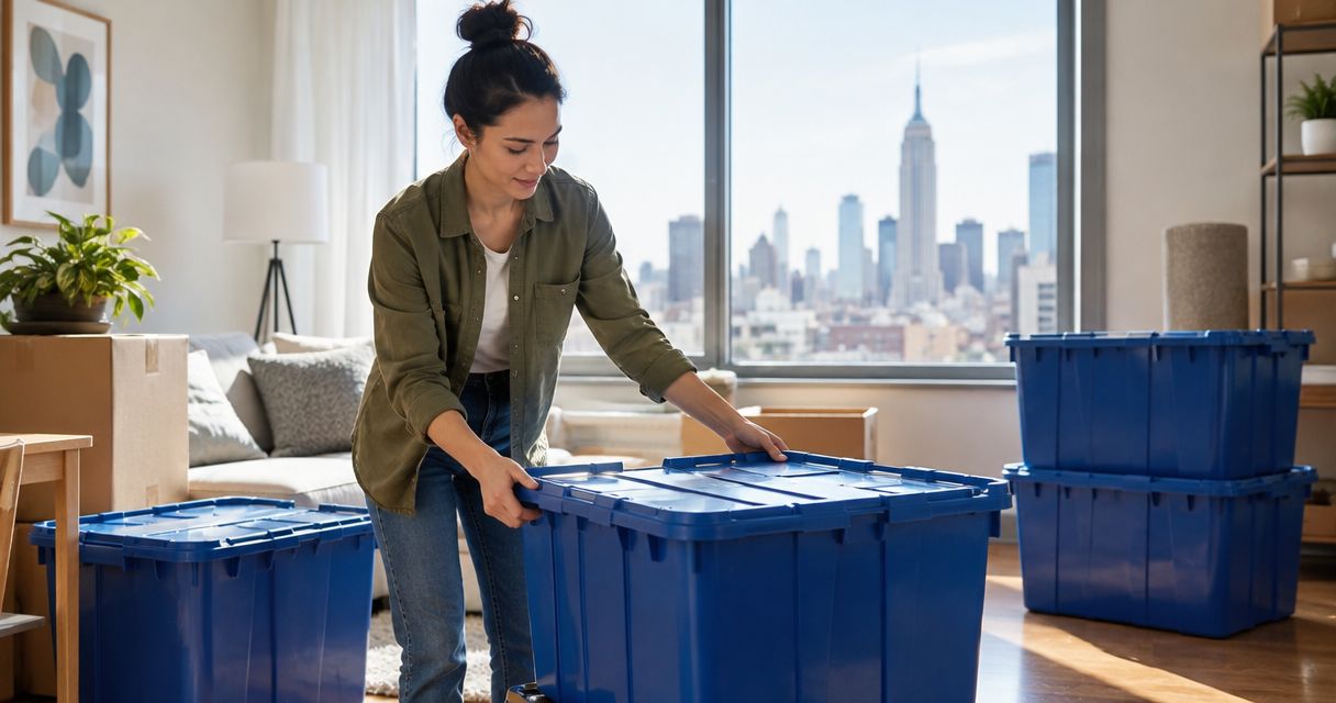 Is plastic bin rental worth it for a NYC move?