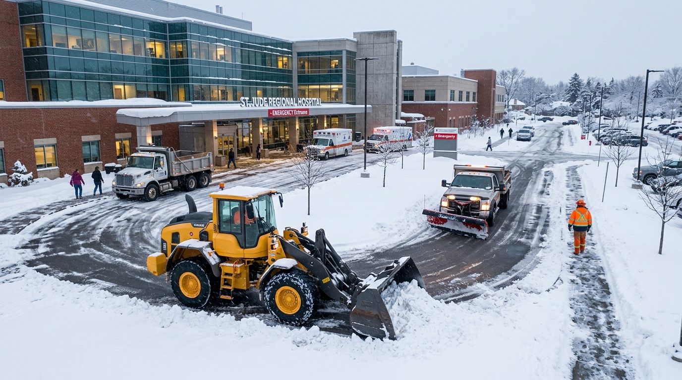 Snow removal for hospital campuses: complete 2026 guide