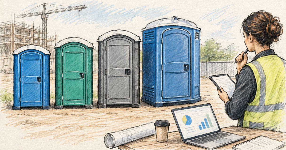Porta potty rental cost by unit type 2026