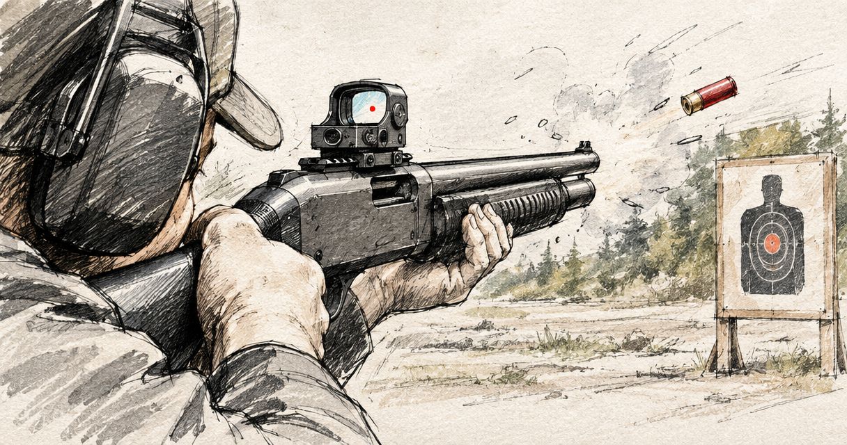 Can a red dot sight survive shotgun recoil?