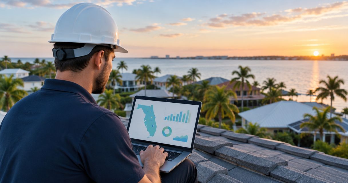 Roofing search demand benchmarks by Southwest Florida city 2026