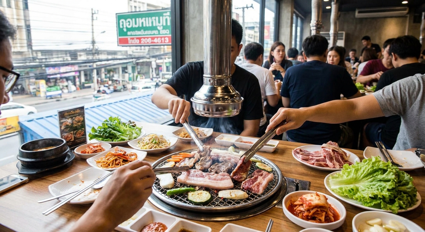 Best Korean BBQ buffet Bangkok