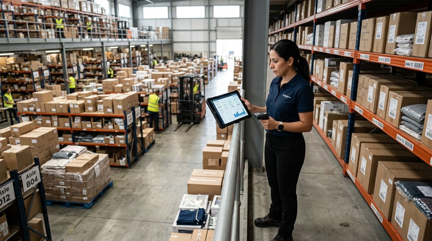 Stock management software for multi-warehouse retail chains