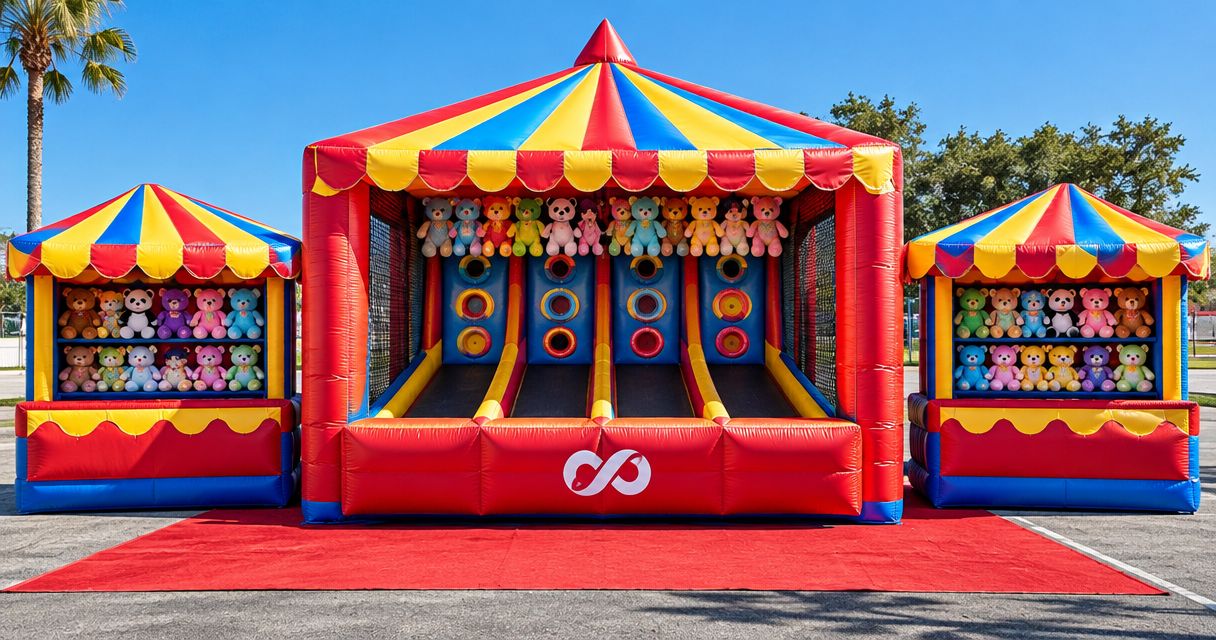 How to plan carnival game queues and prize stations