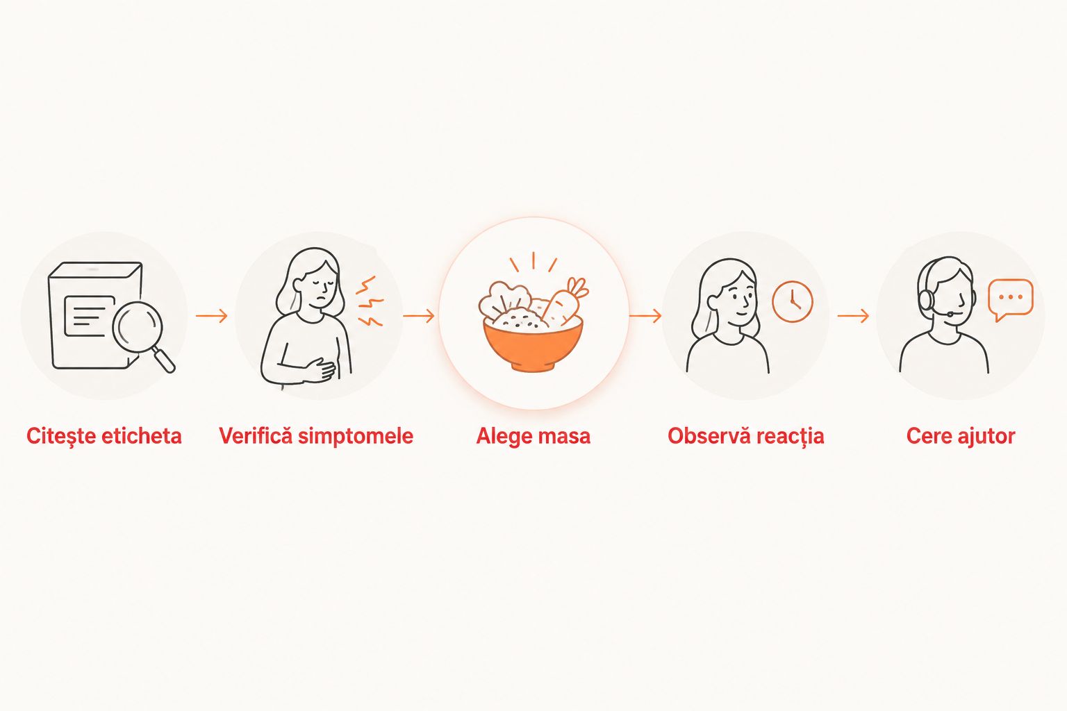 Pași pentru alegerea unui preparat în funcție de etichetă, simptome și reacția digestivă