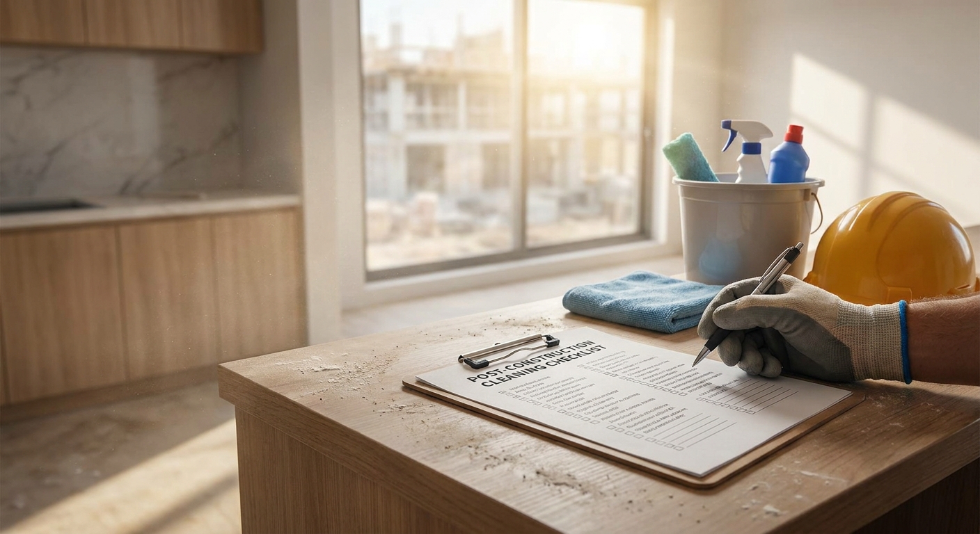 Best post-construction cleaning checklist