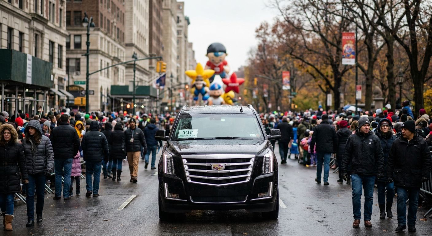 Car service for the Macy's Thanksgiving Day Parade