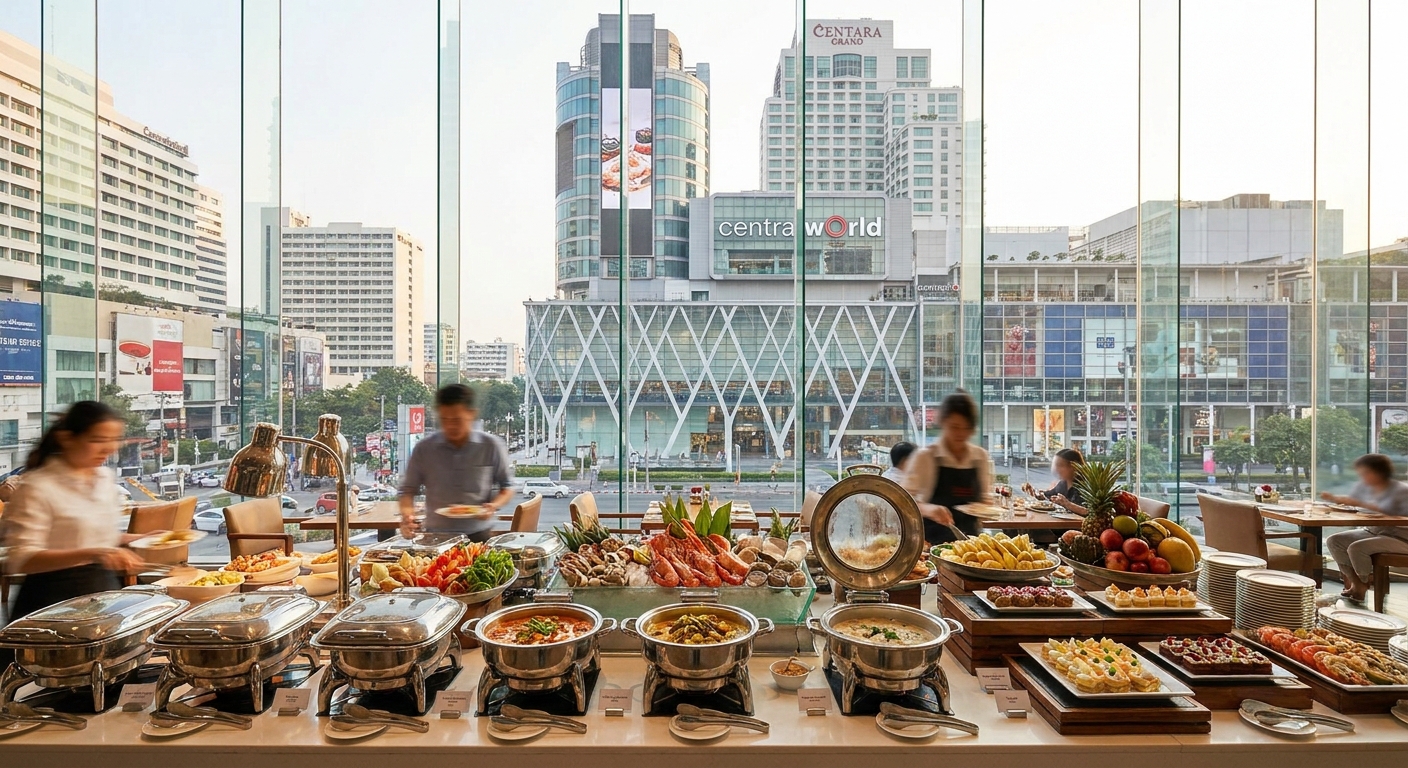 Buffet near CentralWorld mall Bangkok
