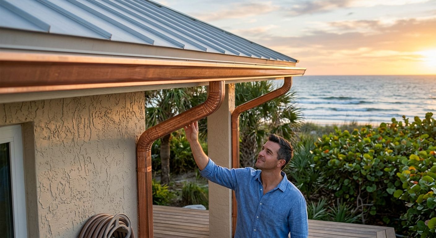 Best gutter material for Florida salt air and coastal homes