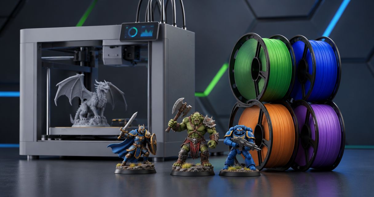 Filamento PLA para miniaturas: como escolher os detalhes