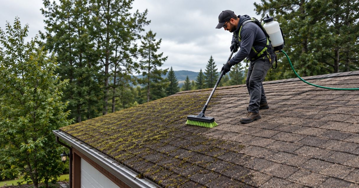 Can shingle roofs be cleaned without pressure washing?