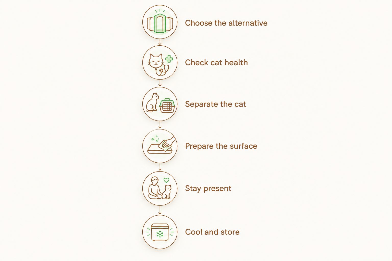 Six steps for choosing, supervising, and storing a candle in a household with cats