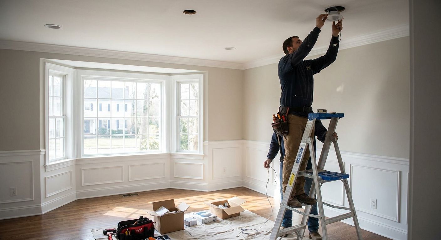 Recessed lighting installation for Summit NJ homeowners