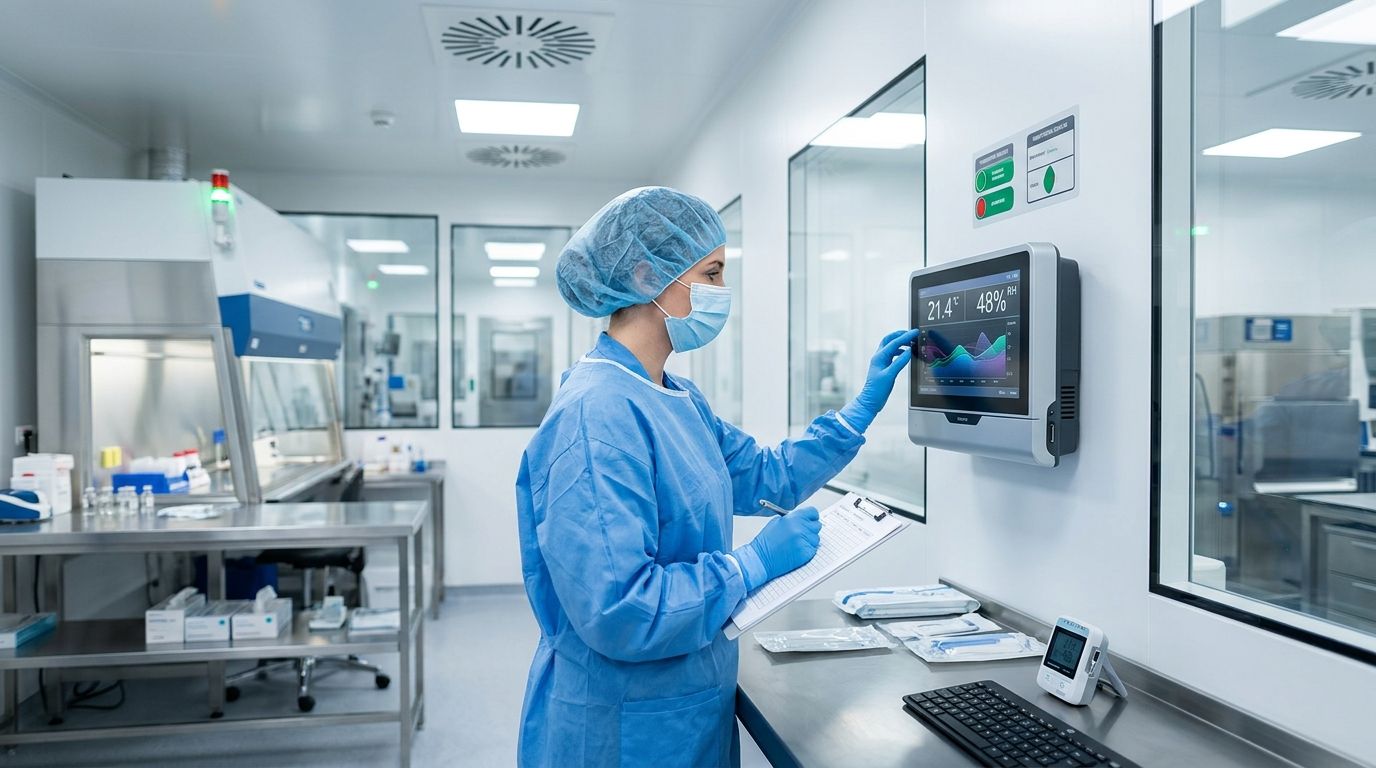 How to monitor humidity in pharmacy compounding cleanrooms