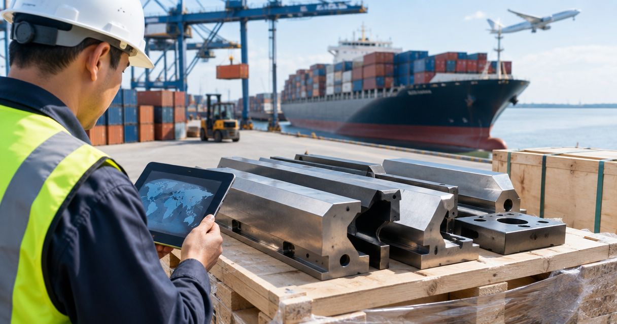 How long does press brake tooling take to ship from overseas?