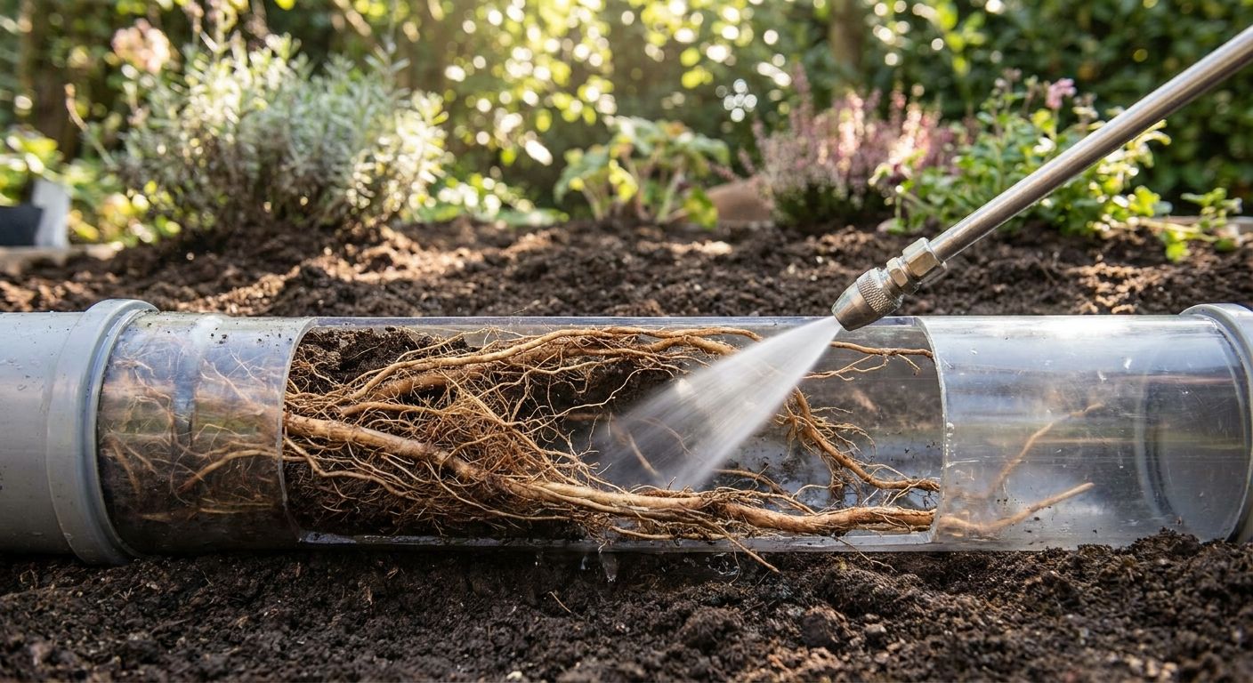 Best drain cleaning method for tree root blockages