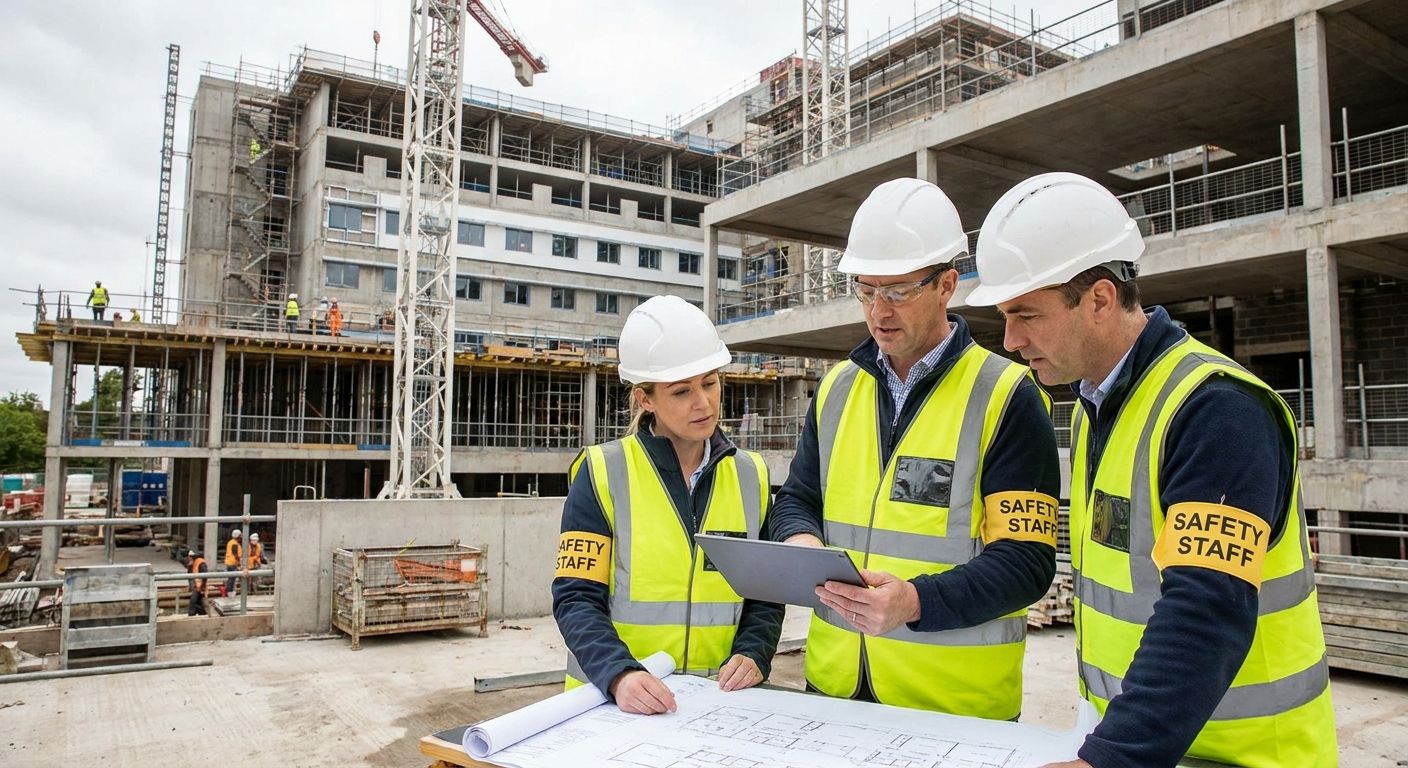 Safety staffing for hospital and healthcare construction