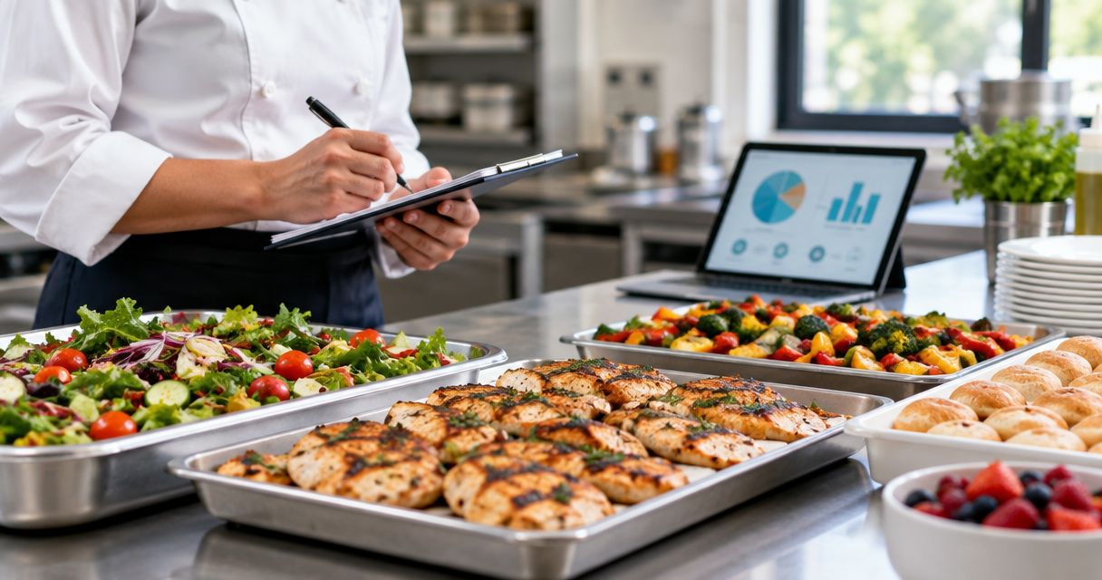How to estimate food quantities for catering in Massapequa