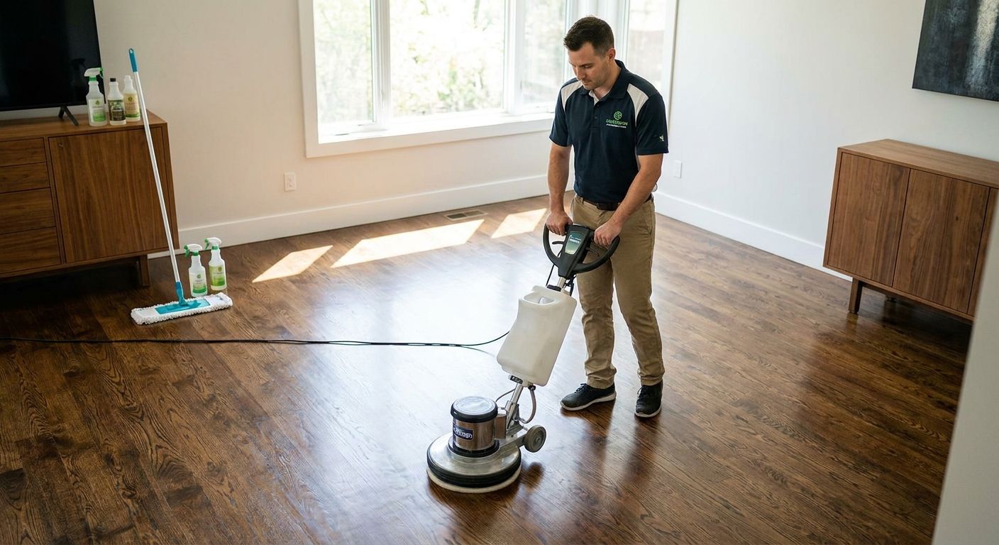House cleaning for homes with hardwood floors