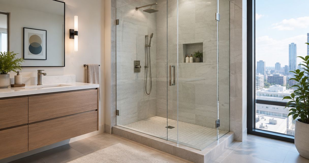 Best shower door options for condo and HOA bathrooms in 2026