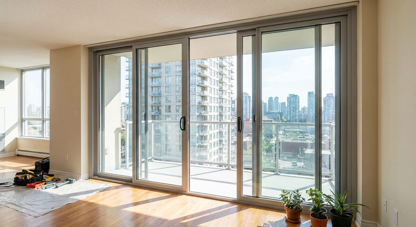 Sliding glass door replacement for townhomes and condos
