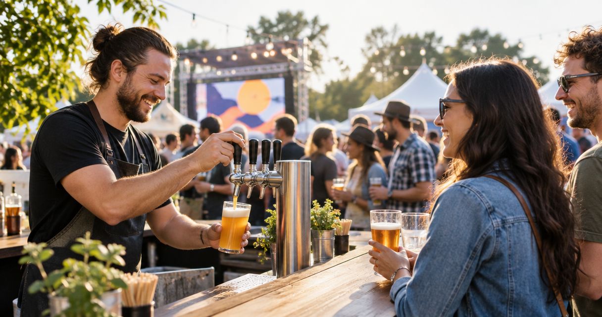 Event marketing for beer festivals