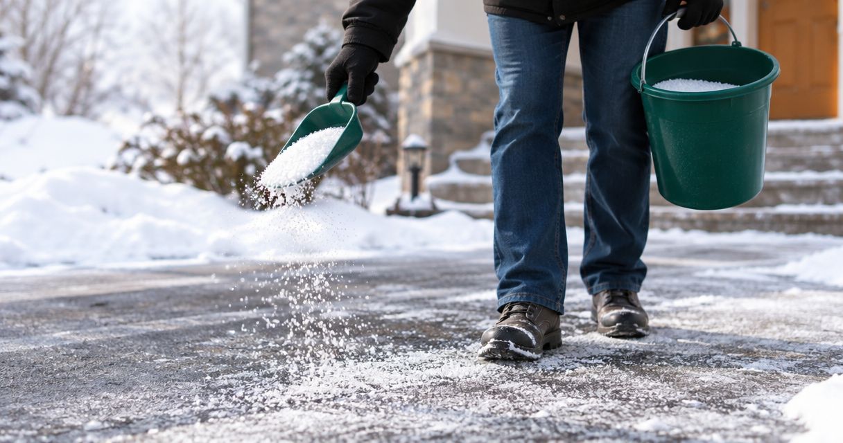 How long does de-icing salt take to become effective?