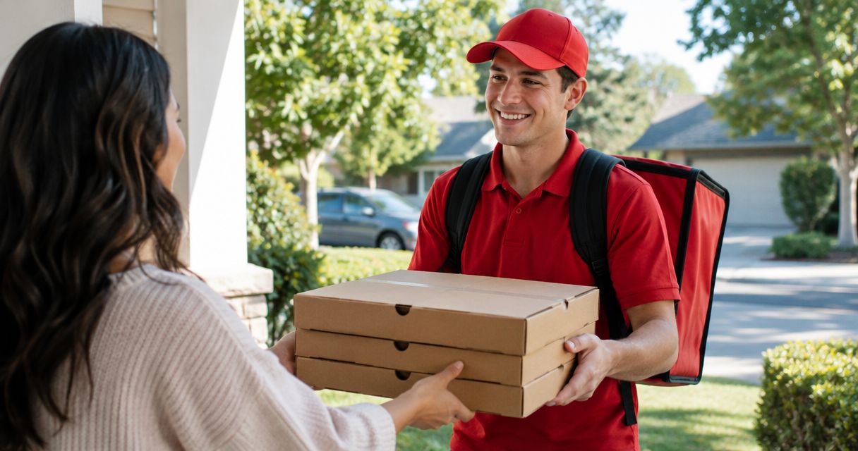 How long does pizza delivery take in Newhall?