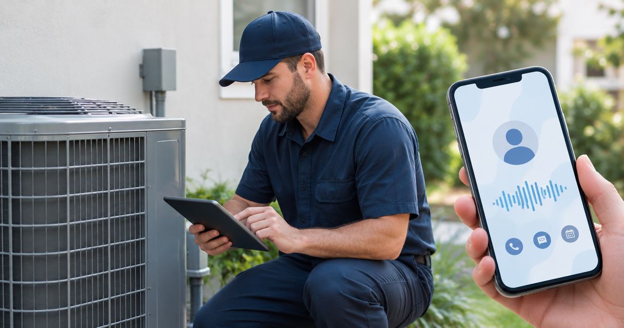 How long does AI take to respond to a new HVAC lead?