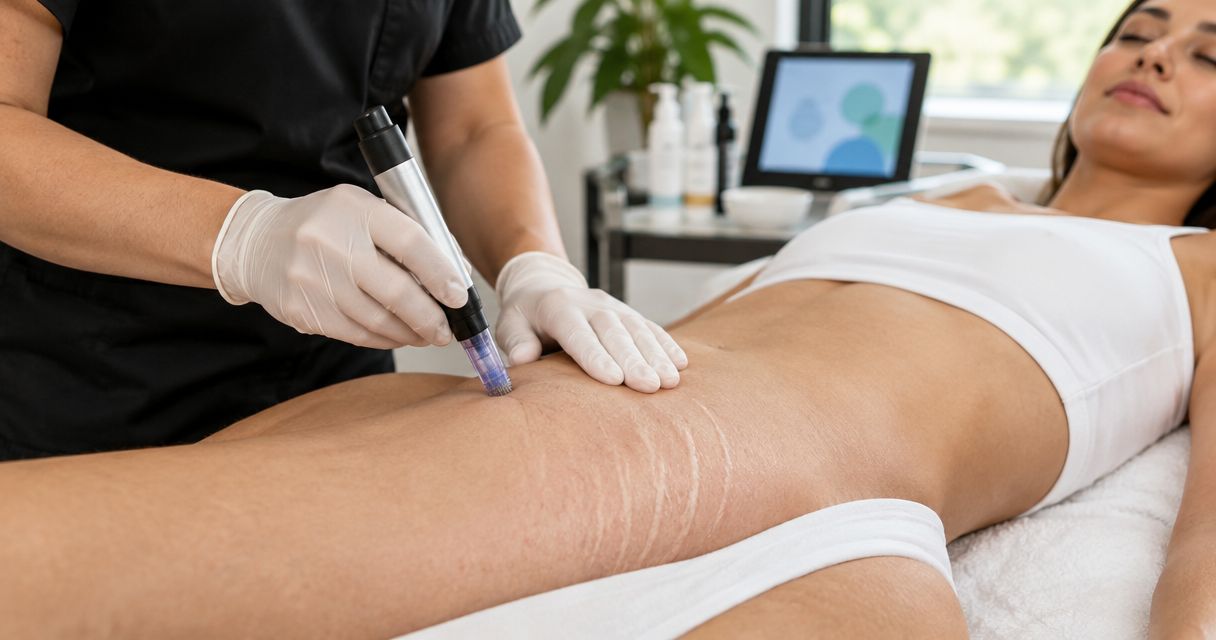 Can microneedling help with stretch marks?