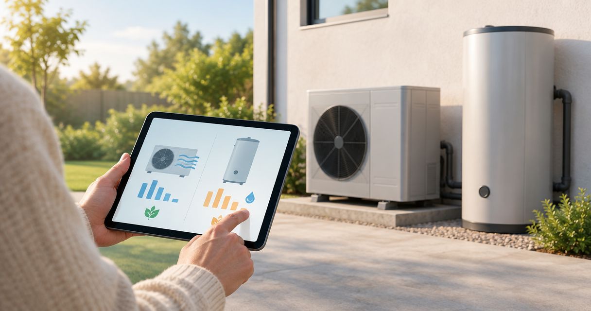Replacing hot water: how to compare a heat pump and storage system