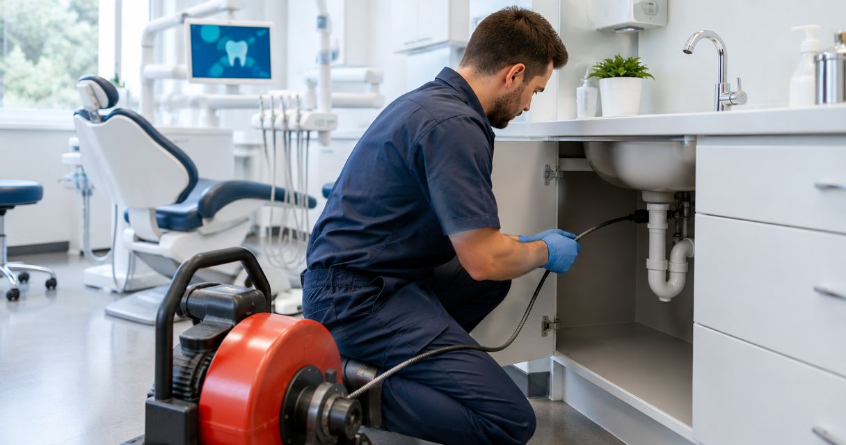 Drain cleaning for medical and dental offices: complete 2026 guide