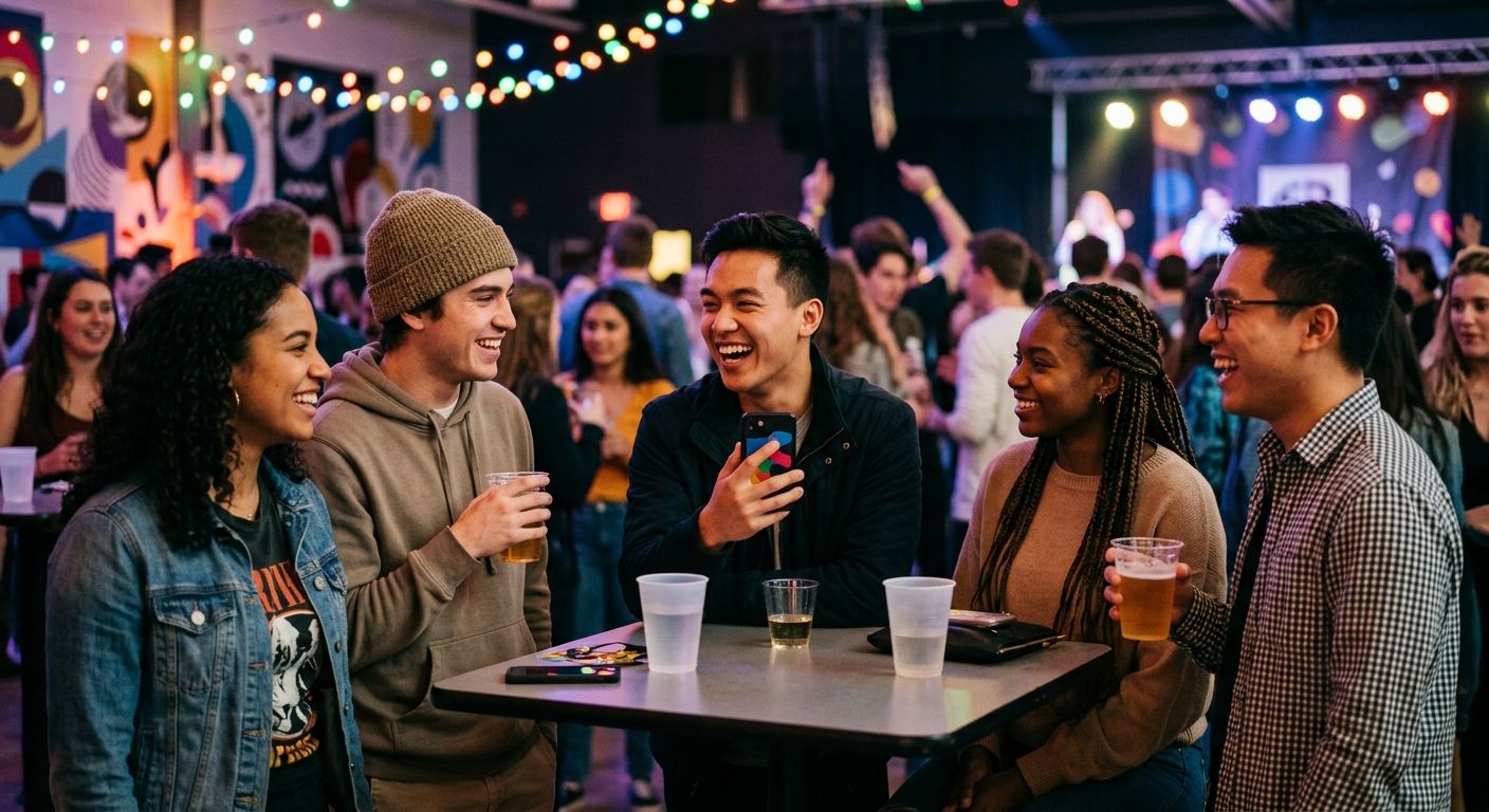 Paid media for university student night events