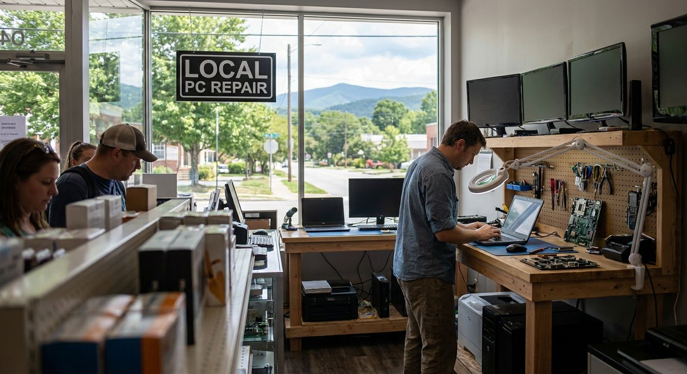 Best computer repair shops in Franklin NC 2026