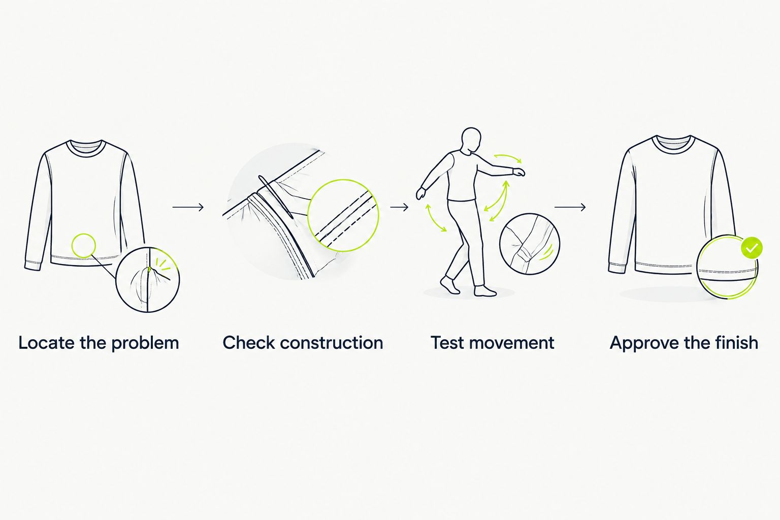 Four steps for assessing gym-clothing alterations before cutting fabric