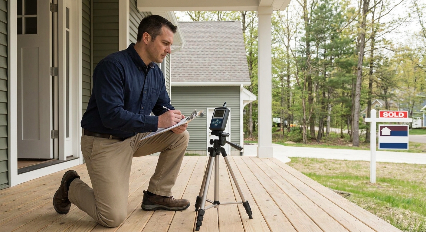 Radon testing for new home purchases in Michigan