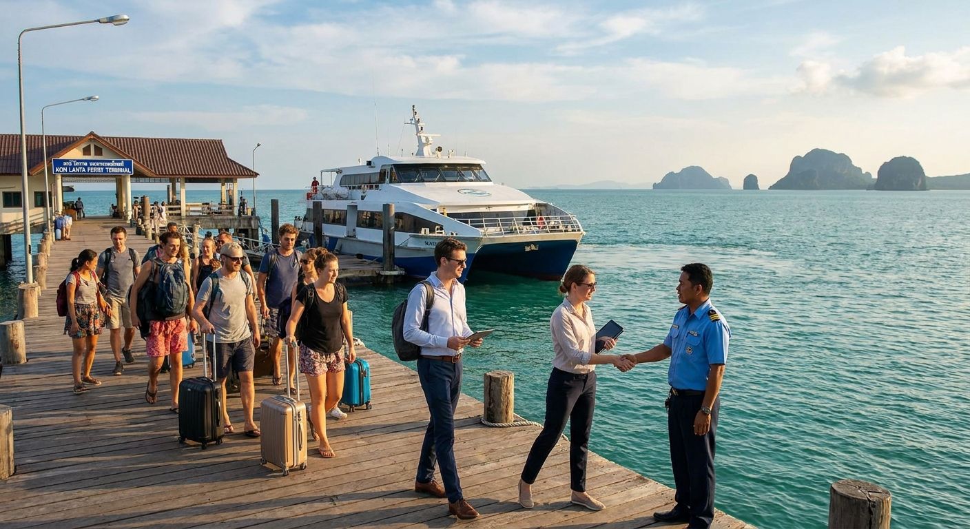 Koh Lanta ferry transfers for travel agents