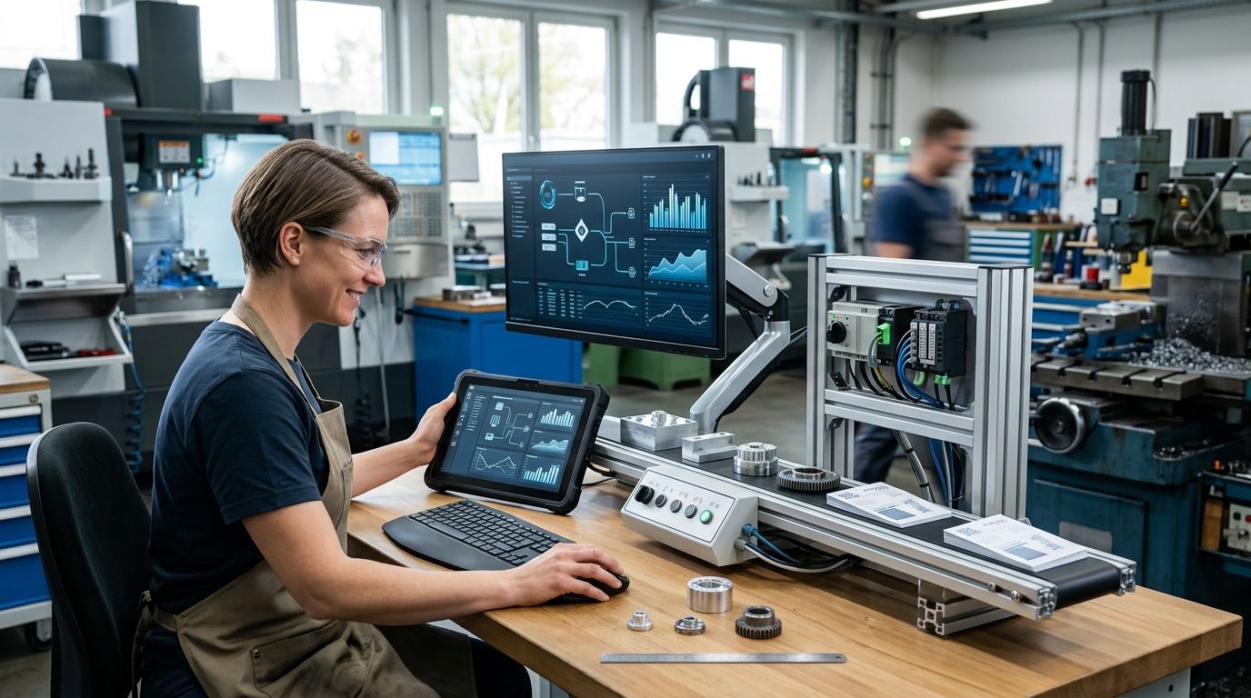 Order entry automation for machine shops