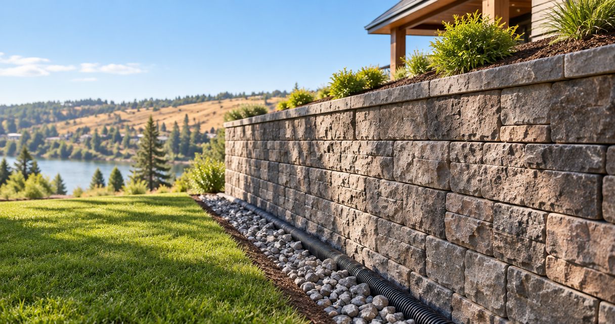 Retaining walls in Spokane: a builder’s drainage checklist