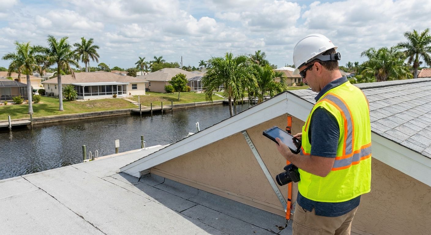 Wind mitigation inspection in Cape Coral