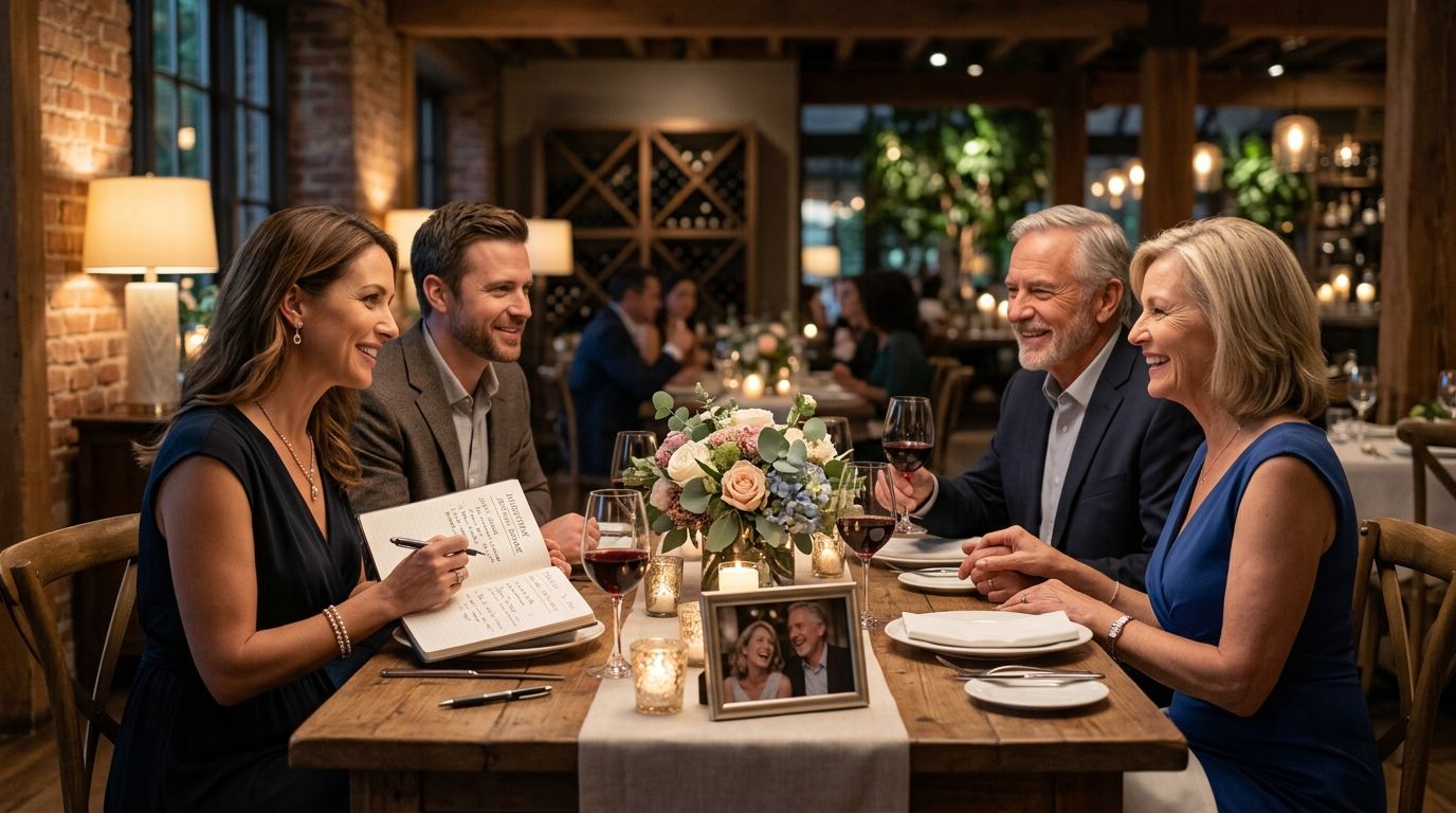 How to plan a milestone anniversary dinner for parents