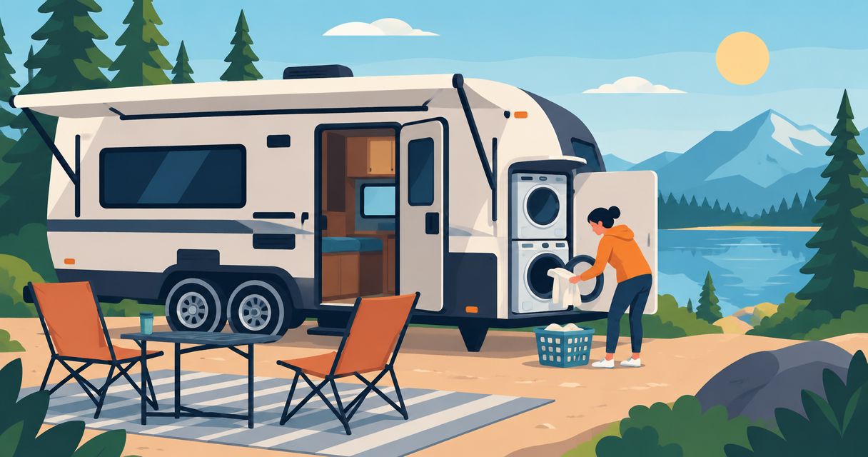 Best travel trailers with a washer and dryer for full-timers in 2026