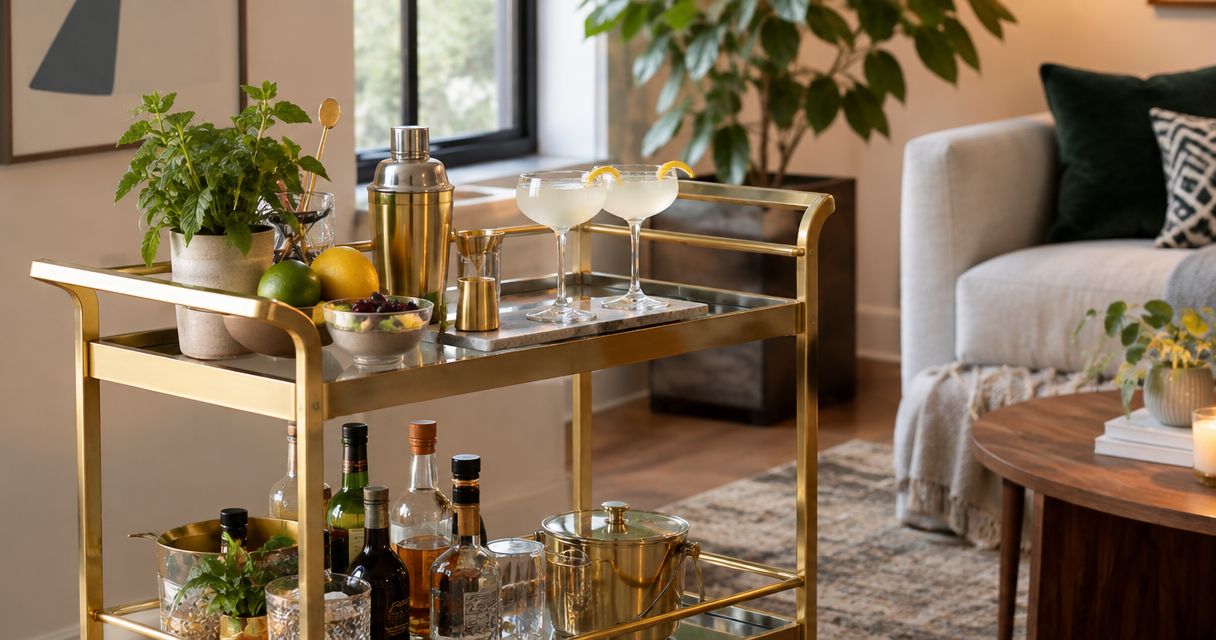 Bar cart to cocktail hour: complete 2026 home bar workflow