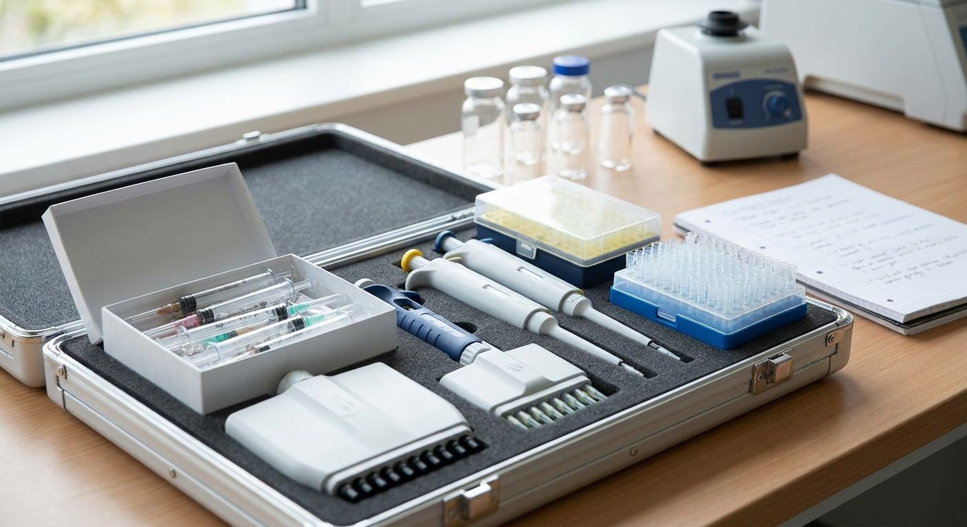 Best pipette and syringe kit for peptide lab work