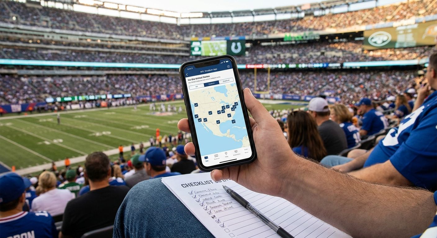 Best NFL stadium checklist trackers in 2026