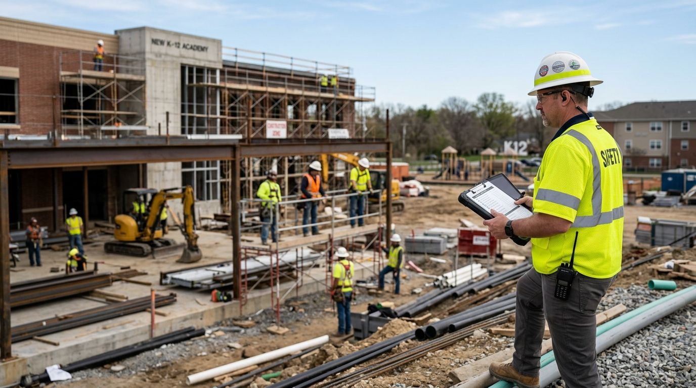 Safety staffing for K-12 school construction projects