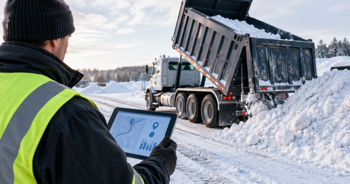 Snow hauling tickets to dump site compliance: 2026 workflow