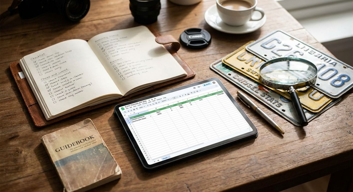 Best license plate collecting checklist trackers in 2026