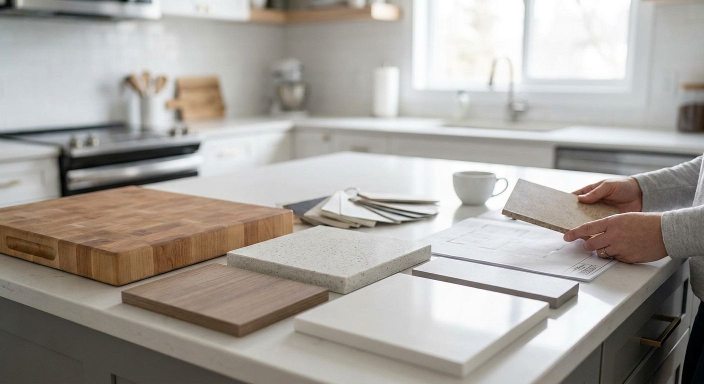 Best countertop material for a kitchen remodel budget